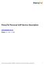 PennyTel Personal VoIP Service Description
