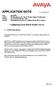 APPLICATION NOTE No. 330181203-02