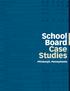 School Board Case Studies. Pittsburgh, Pennsylvania