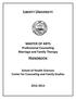 HANDBOOK LIBERTY UNIVERSITY. MASTER OF ARTS Professional Counseling Marriage and Family Therapy