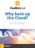 Why back up the Cloud?