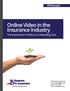 Online Video in the Insurance Industry