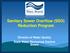 Sanitary Sewer Overflow (SSO) Reduction Program. Division of Water Quality State Water Resources Control Board