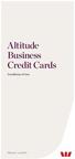 Altitude Business Credit Cards