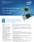 Intel Ethernet Converged Network Adapters X710 10 GbE