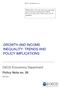 GROWTH AND INCOME INEQUALITY: TRENDS AND POLICY IMPLICATIONS