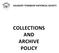 SOLEBURY TOWNSHIP HISTORICAL SOCIETY COLLECTIONS AND ARCHIVE POLICY