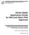 SF424 (R&R) Application Guide for NIH and Other PHS Agencies