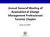 Annual General Meeting of Association of Change Management Professionals Toronto Chapter. June 11, 2015