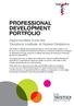 PROFESSIONAL DEVELOPMENT PORTFOLIO