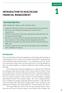 INTRODUCTION TO HEALTHCARE FINANCIAL MANAGEMENT