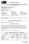 Material Safety Data Sheet