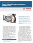 Bosch Video Management System Software v3