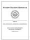 STUDENT TEACHING HANDBOOK