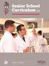 Senior School Curriculum 2016