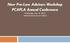 New Pre-Law Advisors Workshop PCAPLA Annual Conference Wednesday, June 10, 2015 Stanford University Law School