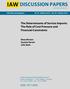 IAW Diskussionspapiere Nr. 90 Oktober 2012 No. 90 October 2012