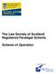 The Law Society of Scotland Registered Paralegal Scheme Scheme of Operation