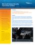 Microsoft Global Security Operations Centers