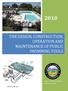 THE DESIGN, CONSTRUCTION, OPERATION AND MAINTENANCE OF PUBLIC SWIMMING POOLS