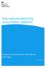 Sub-national electricity consumption statistics