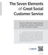 The Seven Elements of Great Social Customer Service