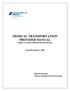 MEDICAL TRANSPORTATION PROVIDER MANUAL Chapter Ten of the Medicaid Services Manual