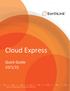 Cloud Express. Quick Guide 10/1/15. 2015 EarthLink. Trademarks are property of their respective owners. All rights reserved.