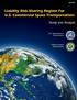 Liability Risk-Sharing Regime For U.S. Commercial Space Transportation: