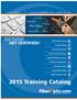 2015 Training Catalog