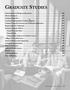 G R A D U A T E S T U D I E S 179