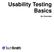 Usability Testing Basics. An Overview