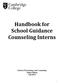 Handbook for School Guidance Counseling Interns
