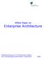 White Paper on Enterprise Architecture