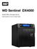 WD Sentinel DX4000. Small Office Storage Server. Administrator s Quick Install Guide