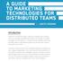 A Guide to Marketing Technologies for Distributed Teams