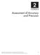 Assessment of Accuracy and Precision