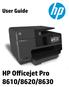 HP Officejet Pro 8610 e-all-in-one/hp Officejet Pro 8620 e-all-in-one/hp Officejet Pro 8630 e-all-in-one. User Guide