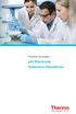 Handbook. Thermo Scientific. ph Electrode Selection Handbook
