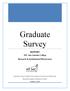 Graduate Survey REPORT. MT. San Antonio College Research & Institutional Effectiveness
