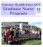 Calvary Health Care ACT. Graduate Nurse Program