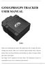 GSM/GPRS/GPS TRACKER USER MANUAL