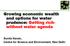 Growing economic wealth and options for water prudence: Getting richwithout. Sunita Narain, Centre for Science and Environment, New Delhi