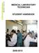 MEDICAL LABORATORY TECHNICIAN STUDENT HANDBOOK