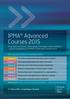 IPMA Advanced Courses 2015