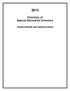 Directory of Special Education Directors. School Districts and Special Schools
