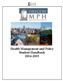2014-2015 OMPH Handbook Health Management and Policy Track at PSU Table of Contents