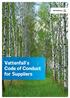 Vattenfall s Code of Conduct for Suppliers