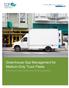 Greenhouse Gas Management for Medium-Duty Truck Fleets