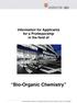 Bio-Organic Chemistry